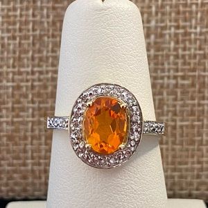 14K Fire Opal Ring